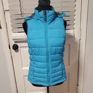Tangerine Women's Blue Puffer Vest